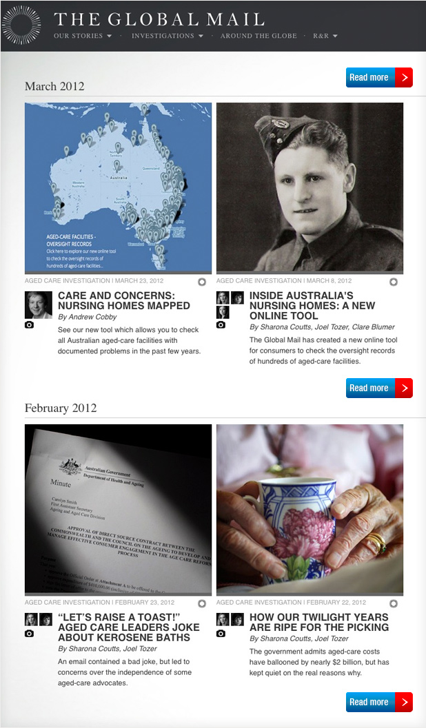 The Global Mail - Aged Care Investigation The Global Mail - Aged Care Investigation