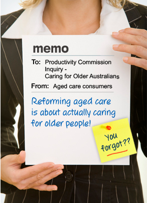 Productivity Commission fails frail, aged Australians